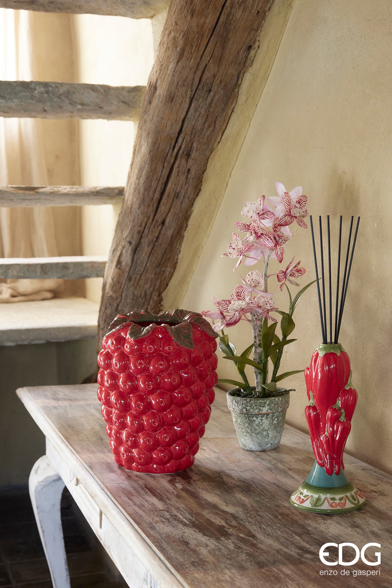 Himbeervasen - in Italien von EDG designt!