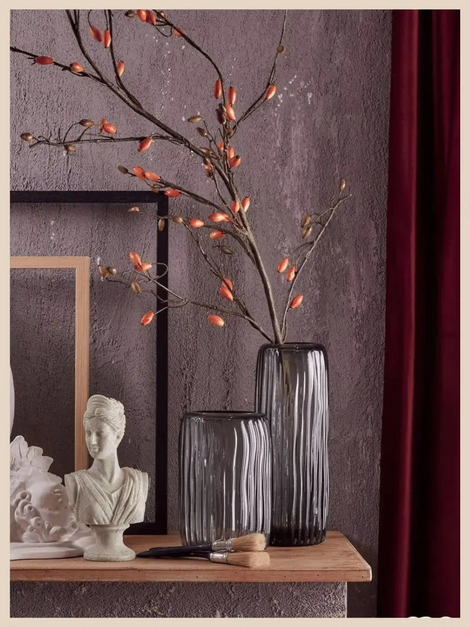 Glasvasen aus Italien in Handarbeit hergestellt