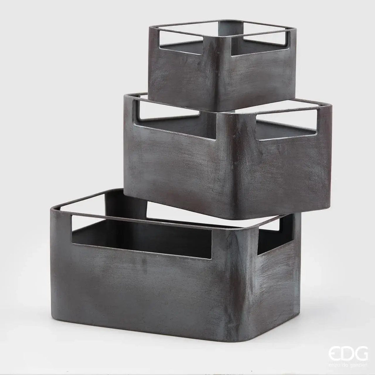 ITALIVING 2er-Set Geschenkbox Metall