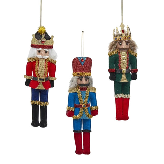 Italiving Christbaumschmuck Designerfiguren für den Christbaum - 3 Könige als Weihnachtsschmuck aus Stoff