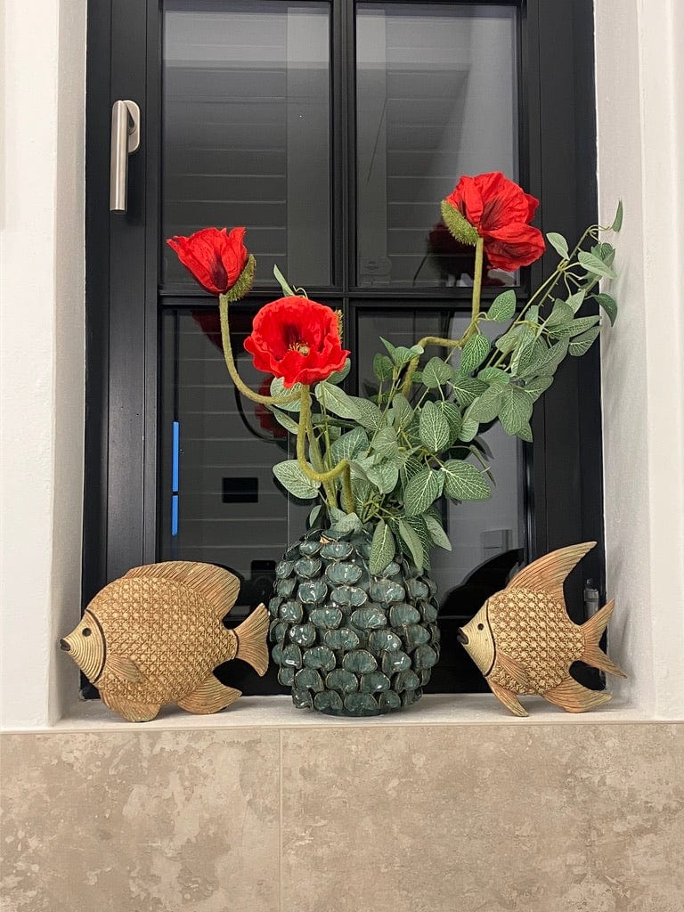 Italiving Fische Große Fische aus Holz/Bambus - in 2 Varianten - auch kombinierbar