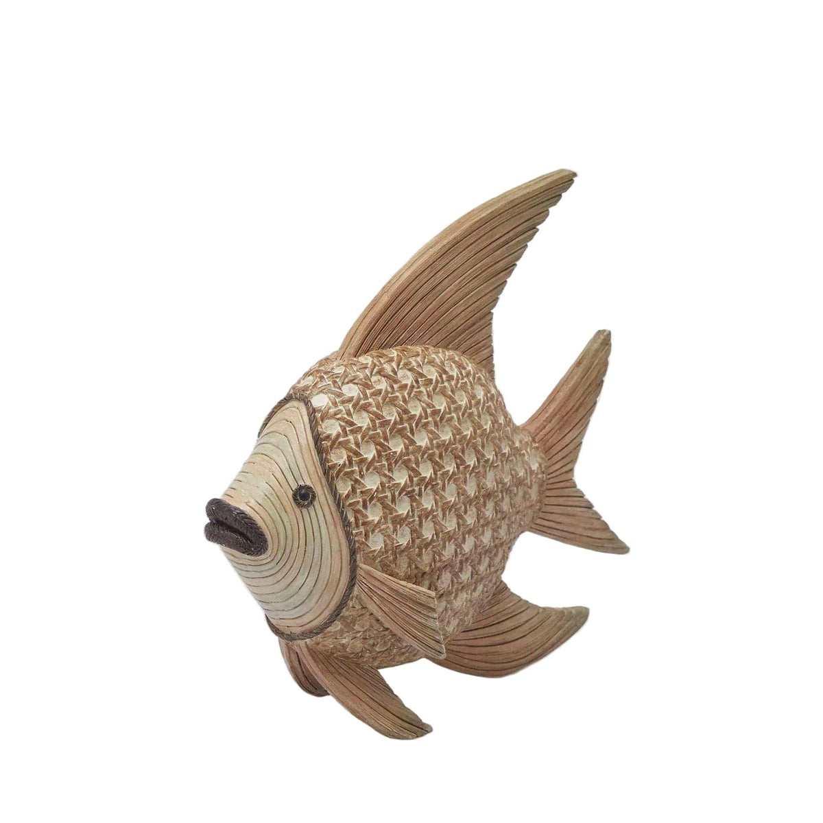 Italiving Fische Korbgeflecht Kleine Fische aus Holz/Bambus - in 2 Varianten - auch kombinierbar