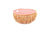 Italiving Geschenkkorb Geschenkkorb rosa aus BW/Poly mit Bastfransen Durchmesser 28 cm