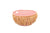 Italiving Geschenkkorb Geschenkkorb rosa aus BW/Poly mit Bastfransen Durchmesser 33 cm