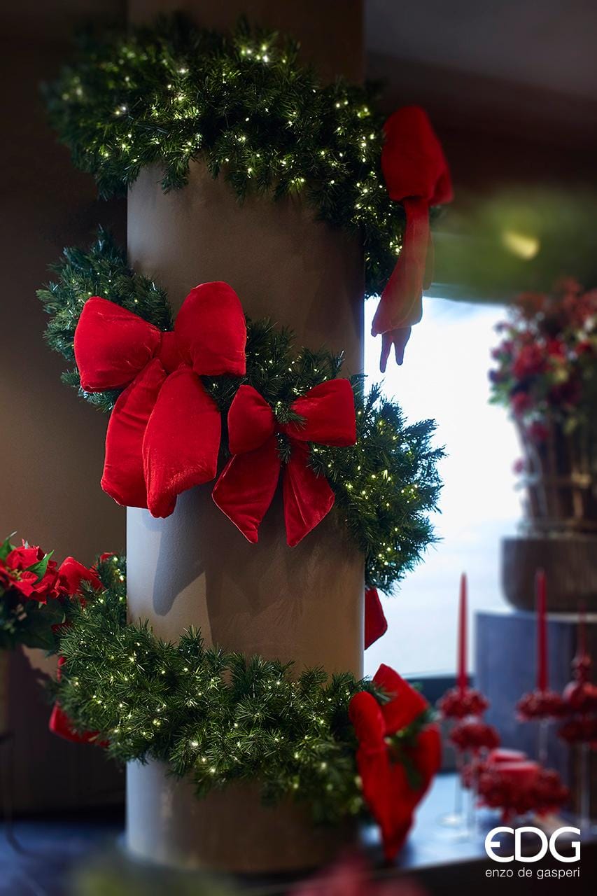 Italiving Girlande Tannenzweige Girlande aus naturgetreuen Tannenzweigen Länge 280 cm