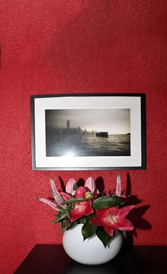 Italiving Glasvase Blumenvase - Glaskugel Höhe 20 cm Ø 23 cm in 2 Farben