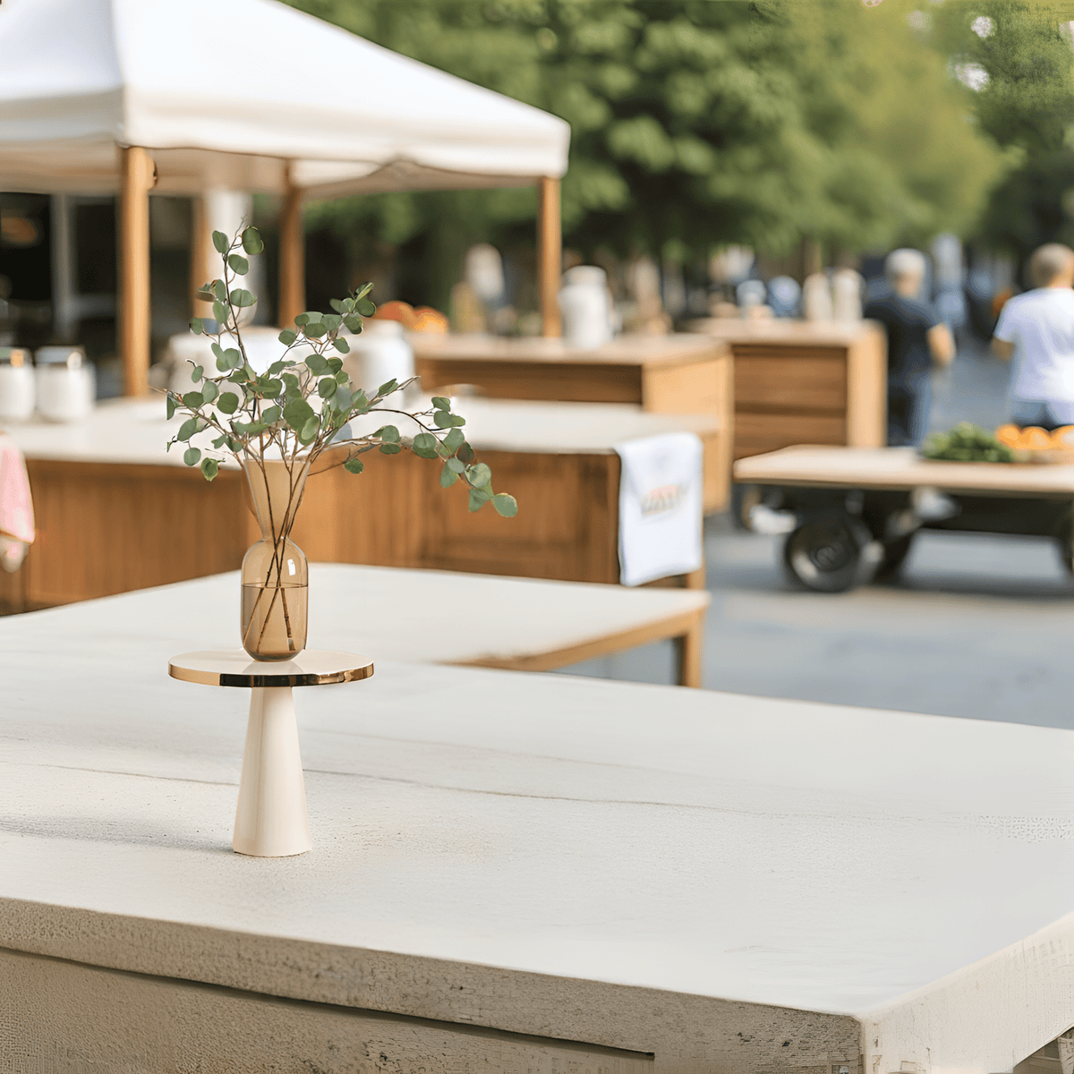 Italiving Glasvase Designervase aus farbigem Glas Höhe 50 cm Ø 17 cm - 3 Farbvarianten