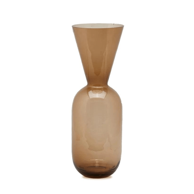 Italiving Glasvase Designervase aus farbigem Glas Höhe 50 cm Ø 17 cm - 3 Farbvarianten