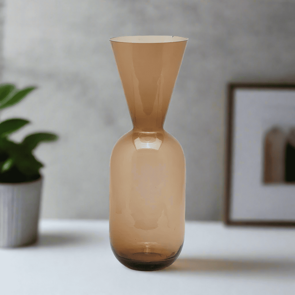 Italiving Glasvase Designervase aus farbigem Glas Höhe 50 cm Ø 17 cm - 3 Farbvarianten