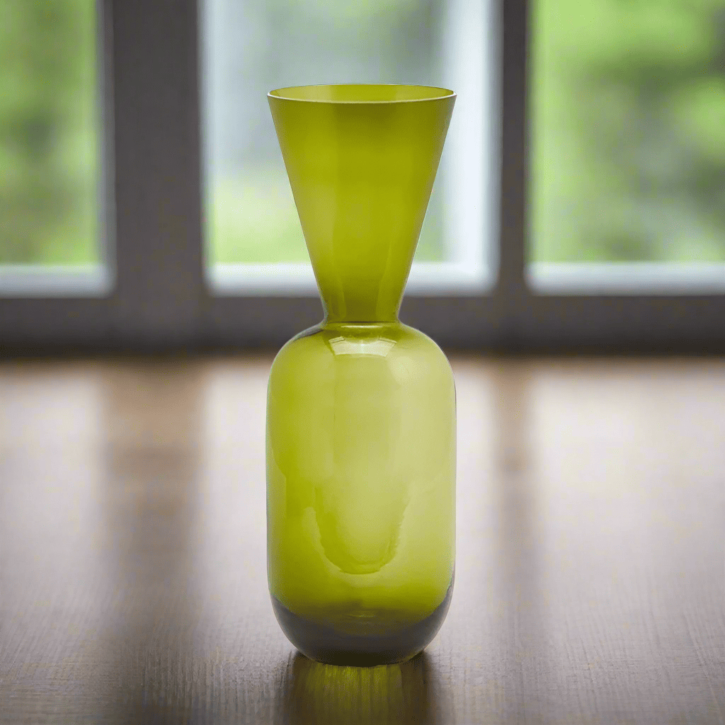 Italiving Glasvase Designervase aus farbigem Glas Höhe 50 cm Ø 17 cm - 3 Farbvarianten