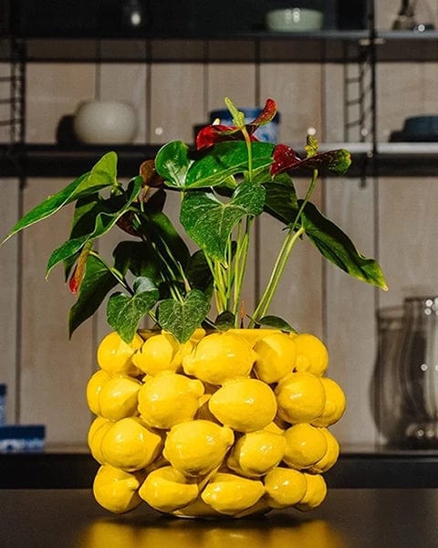 Zitronenvase aus Keramik - 