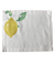 Italiving Platzset Tischset creme mit Zitronendruck - 100% BW