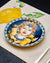 Italiving Platzset Tischset creme mit Zitronendruck - 100% BW