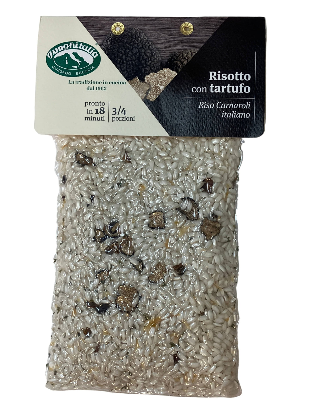 Italiving Reis Fertiggericht - Reis mit schwarzem Trüffel aus Italien