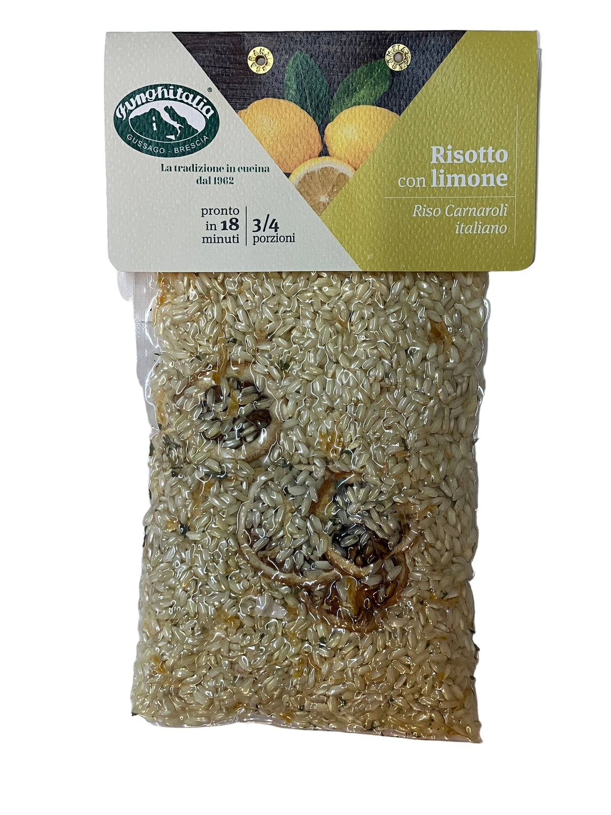 Italiving Reis Fertiggericht - Reis mit Zitrone aus Italien