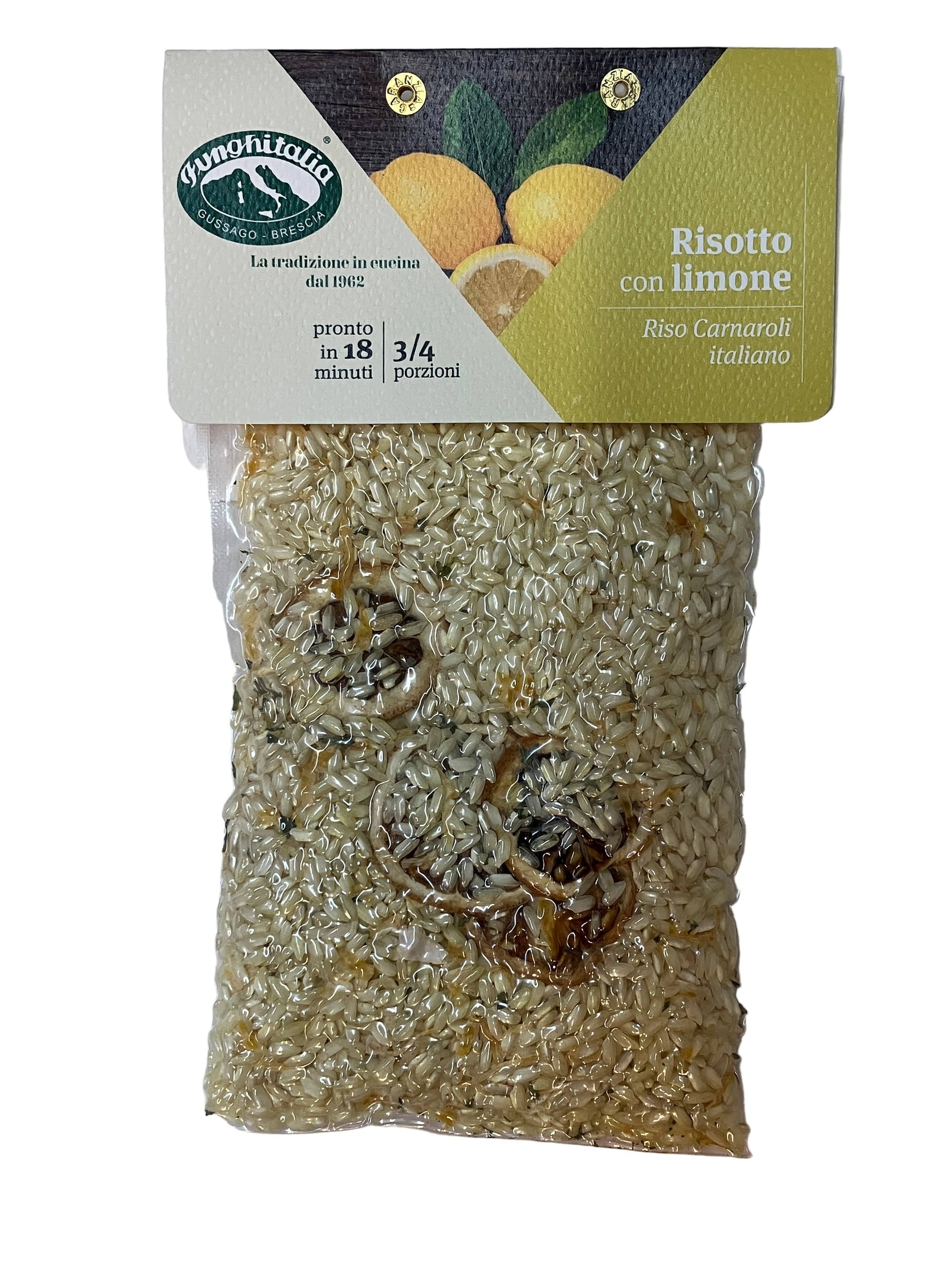 Italiving Reis Fertiggericht - Reis mit Zitrone aus Italien