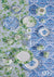 Italiving Teller Platzteller Serie Capri - Porzellan weiß, blau bemalt T 2,5 Ø 30 cm
