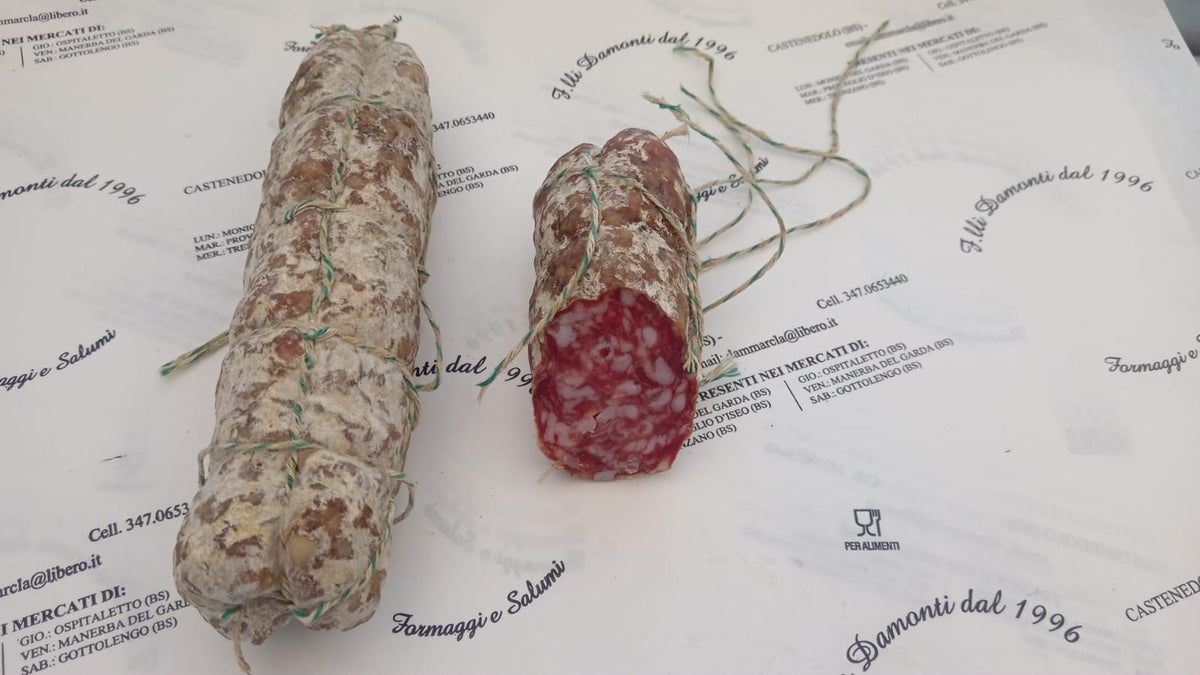 ITALIVING Traditionelle toskanische Fenchelsalami - direkt vom Metzger auf Vorbestellung!