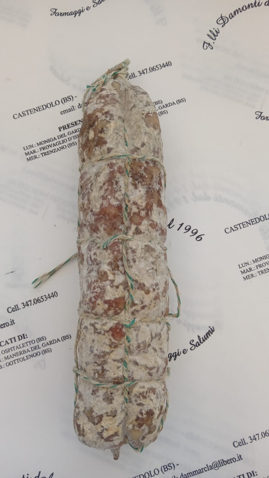 ITALIVING Traditionelle toskanische Fenchelsalami - direkt vom Metzger auf Vorbestellung!