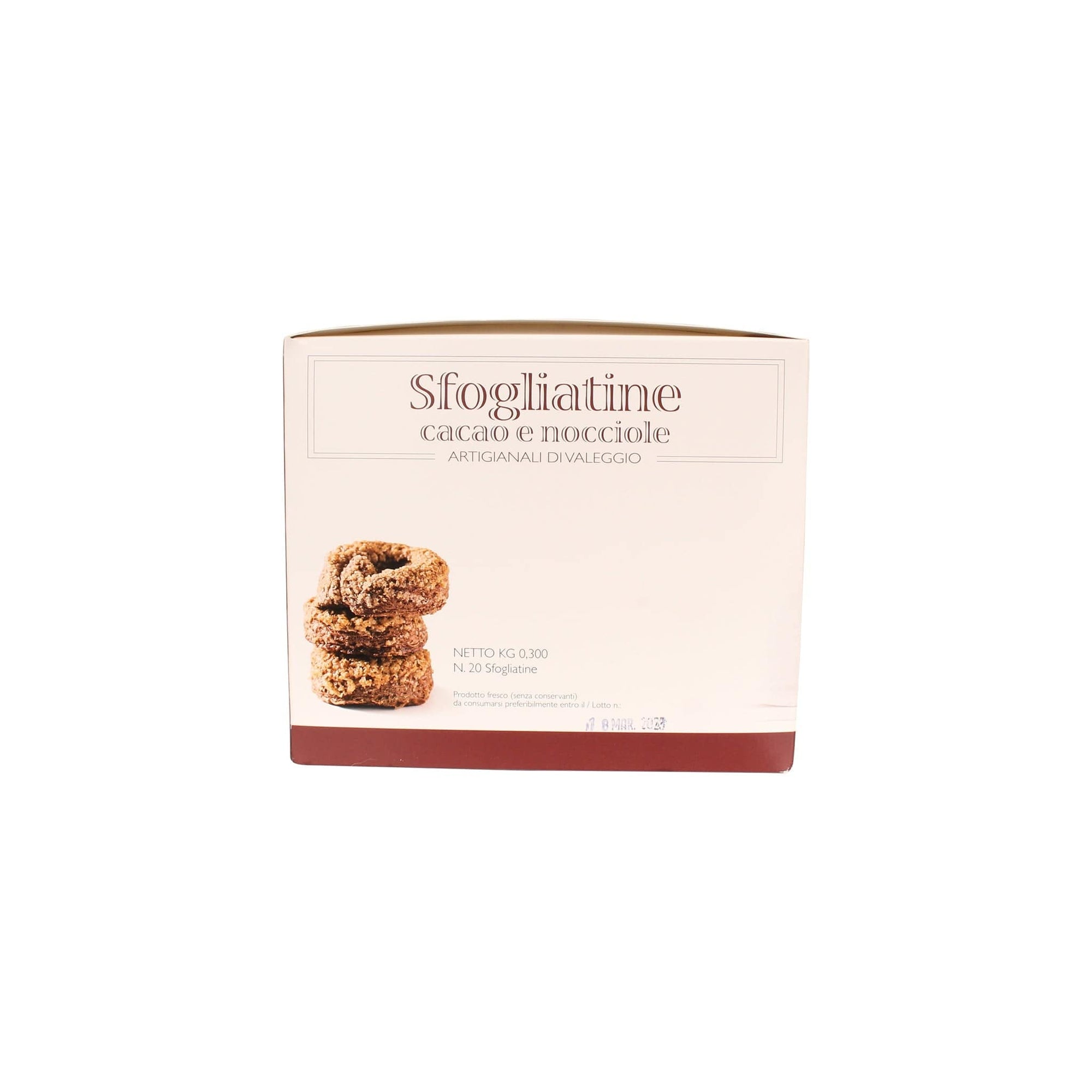 Italiving Gebäck Sfogliatine nocciola e cacao - Blätterteigkekse aus Valeggio