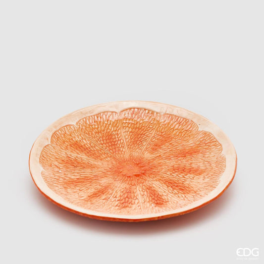 Italiving Keramikteller Dessertteller Pampelmuse - Teller aus bemalter Keramik Ø 19 cm