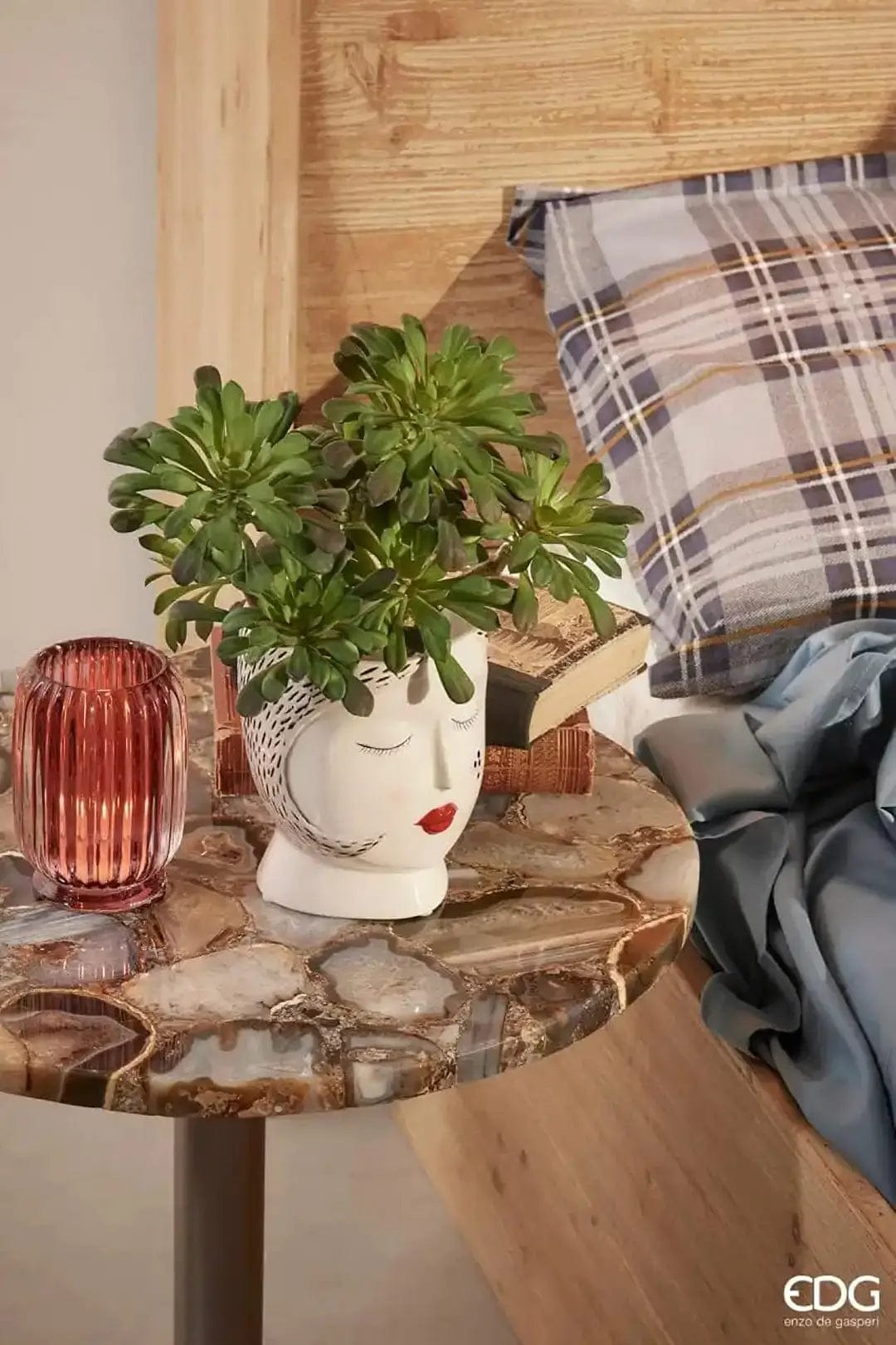 Italiving Kerzenglas 3-er Set Kerzengläser für Teelichter in zwei Farbkombis H 12 cm Ø 9 cm