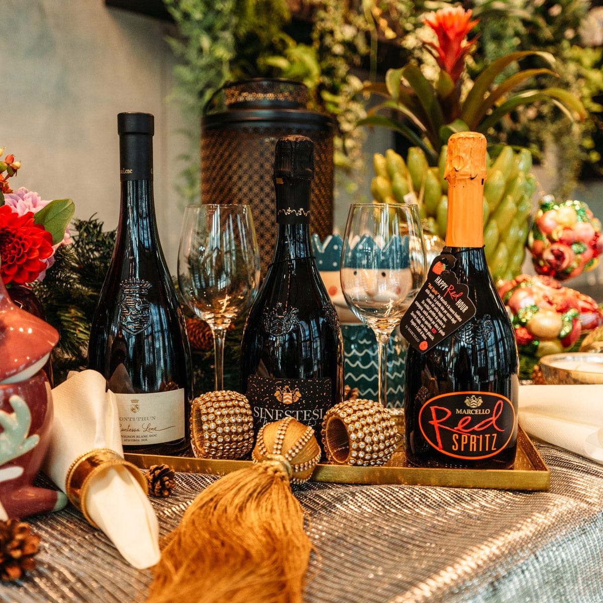 Italiving Lambrusco Spumante rosè Sinestesi Millesimato von Ariola - Lambrusco Rosé-Sekt dry