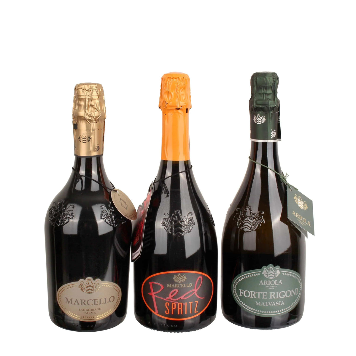 Italiving Lambrusco und Lambrusco Spritz und Malvasia 3er-Set Marcello Oro, Marcello Spritz, Forte Rigoni von Ariola