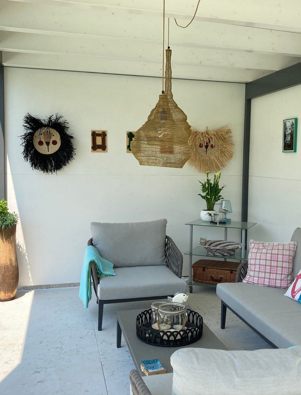 Italiving Lampe Orientalische Deckenleuchte aus Messing für LED-Lampe - H 43 cm Ø 35 cm