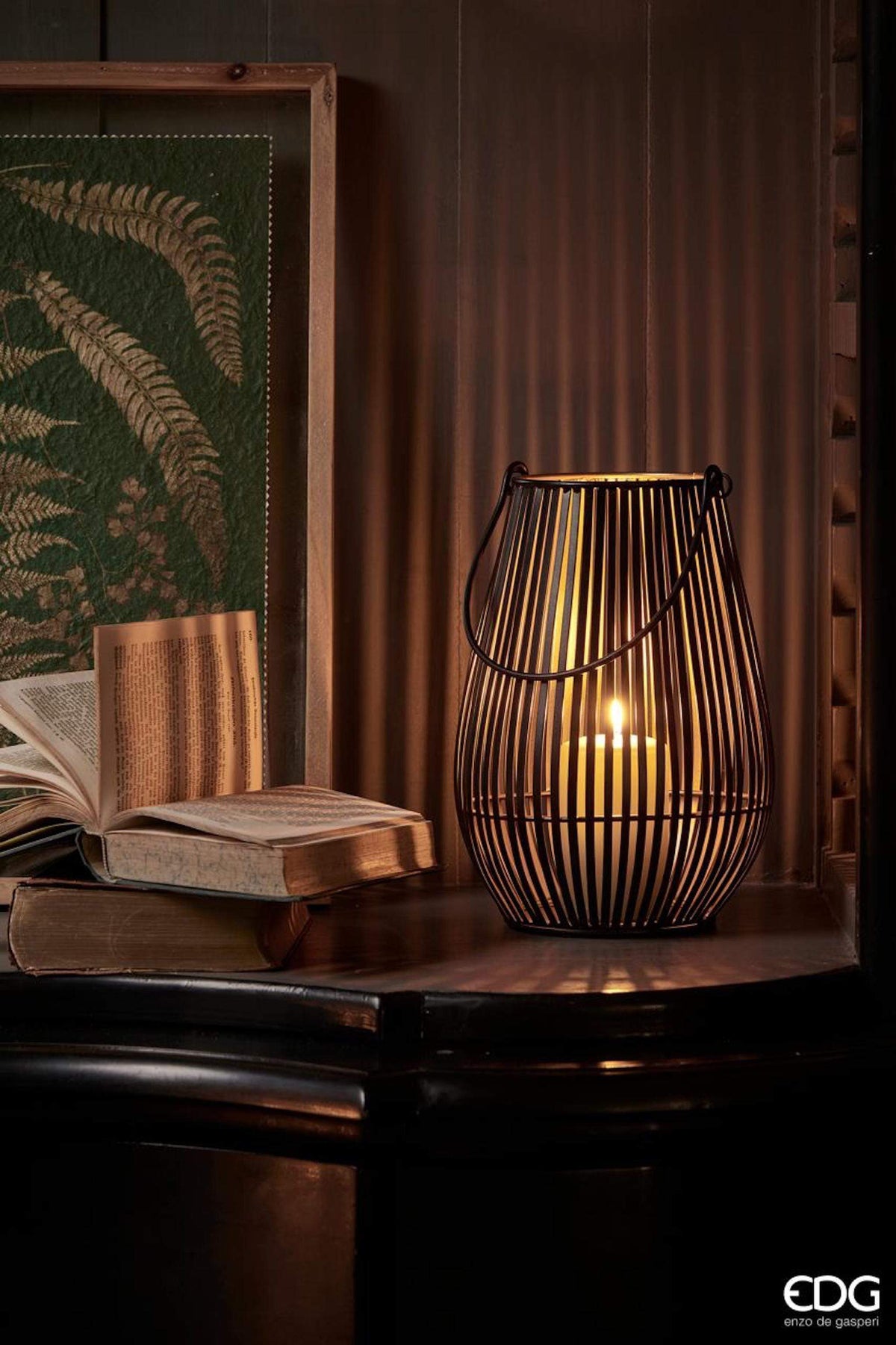 Bodenlaterne Stabdesign mittelgroß