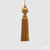 Italiving Quaste Gold Quaste / Troddel Länge 27 cm mit Kristallen in 3 Farben