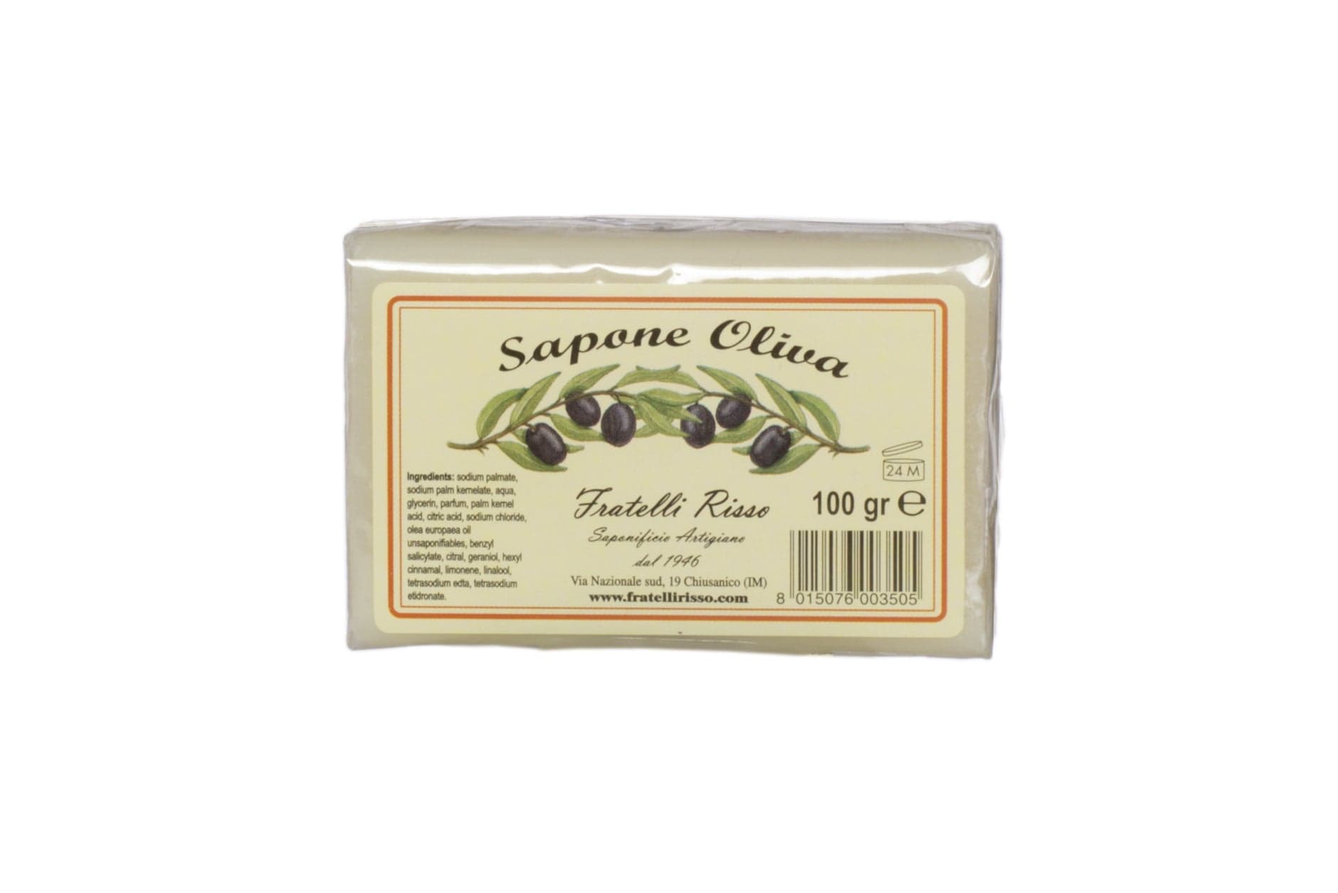 italiving Seife aus Olivenöl und anderen Pflanzenölen - 100gr