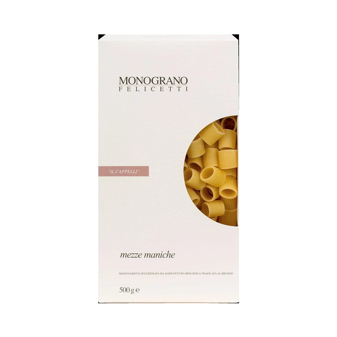 Italiving Teigwaren BIO Mezze Maniche Monograno Il Cappelli aus Hartweizen von Felicetti 500Gr.