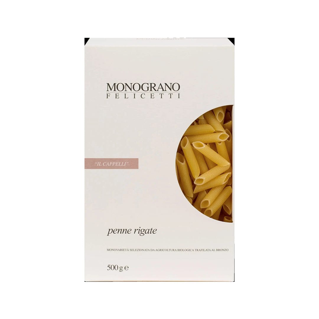 Italiving Teigwaren BIO Penne Monograno Il Cappelli aus Hartweizen von Felicetti 500Gr.