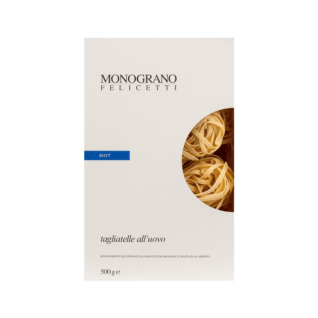 Italiving Teigwaren BIO Tagliatelle Monograno Serie Matt aus Hartweizen von Felicetti 500Gr.