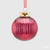 Italiving Weihnachtskugeln Dekorative Weihnachtskugel Glas mit Krone in Gold und Rot Ø 10 cm